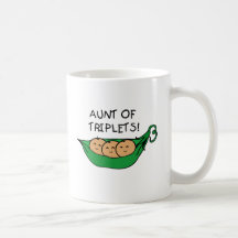 Aunt of Triplets Pod Mug