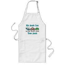 Aunt Outswim Outbike Outrun Triathlon Apron