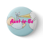 Aunt-to-Be Pinback Buttons