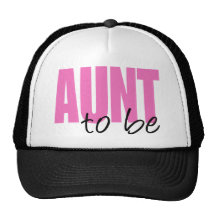 Aunt To Be (Pink Block Font) Trucker Hats