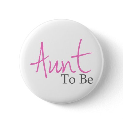 Aunt To Be (Pink Script) by LushLaundry