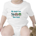 Aunt Triathlon Baby Bodysuit t-shirts