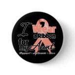 Aunt - Uterine Cancer Ribbon Pins