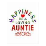 Auntie Happiness Postcard
