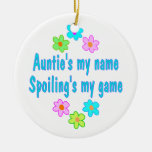 Auntie Spoils Christmas Ornament