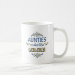 Aunties Make Life Golden Mugs