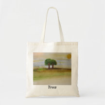 AuntMDesigns-Trees Tote Bags