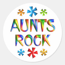 AUNTS ROCK STICKERS