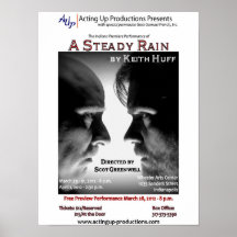 AUP's A Steady Rain by Keith Huff - Show Poster