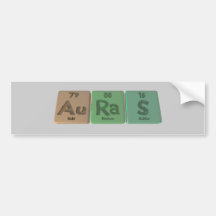 Auras-Au-Ra-S-Gold-Radium-Sulphur Bumper Sticker