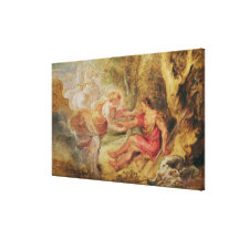 Aurora Abducting Cephalus, 1636 Stretched Canvas Print
