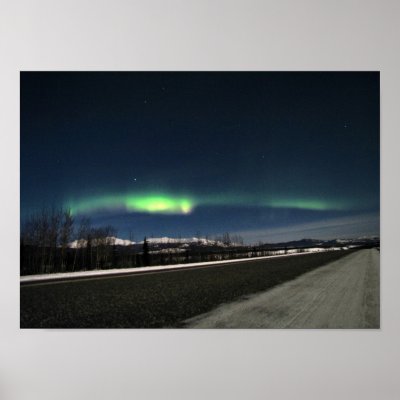 Aurora Borealis Night Print by Picture_Imperfect