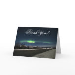 Aurora Borealis Night; Thank You Cards
