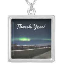 Aurora Borealis Night; Thank You Custom Jewelry