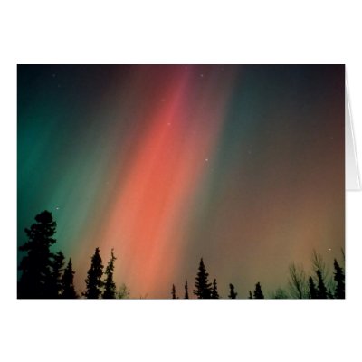 Aurora Borealis, Northern Lights, Alaska Cards by naturetees