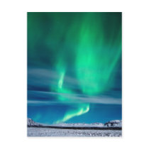Aurora Borealis over Mosfellsheiði