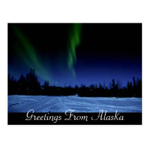 Aurora Borealis Postcard