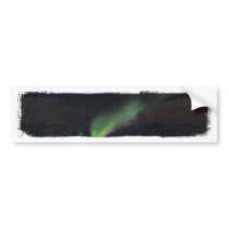 Aurora Borealis Purple and Green Bumper Stickers