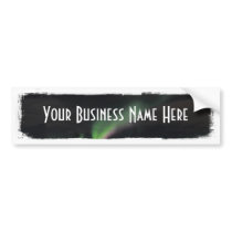 Aurora Borealis Purple and Green; Promotional Bumper Stickers