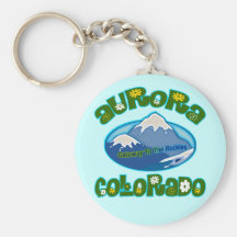 Aurora, Colorado Gateway To The Rockies Keychain