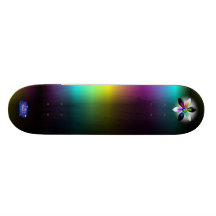 Aurora flower skateboard
