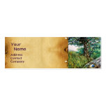 AURORA / MAGIC TREE, green, blue,parchment Business Card Templates
