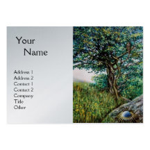 AURORA metallic platinum Business Card