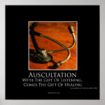 Auscultation Motivational Poster