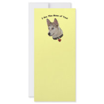 Ausky Dog Boss of You Customized Rack Card
