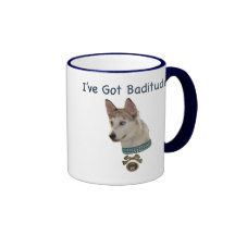 Ausky Dog with Baditude Coffee Mug