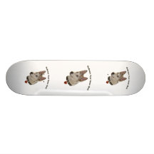 Ausky Inner Brat Dog Skateboard
