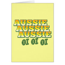 Aussie Aussie Aussie oi oi oi Card