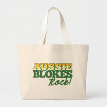 Aussie Blokes Rock! Tote Bags