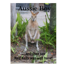 Aussie Boy, postcard