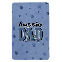 Aussie DAD Vinyl Magnet