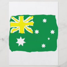 Aussie Flag Flyer Design
