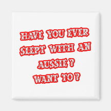 Aussie Pick-Up Line Fridge Magnet