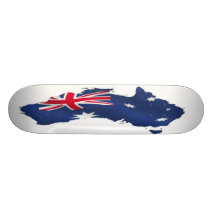 aussie pride custom skateboard