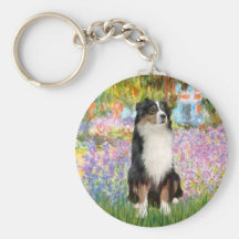 Aussie Shep 2 - Garden Keychain