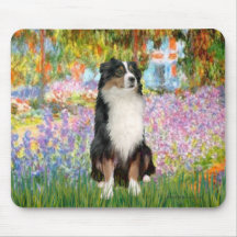 Aussie Shep 2 - Garden Mouse Pad