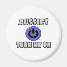 Aussies Turn Me On Refrigerator Magnets