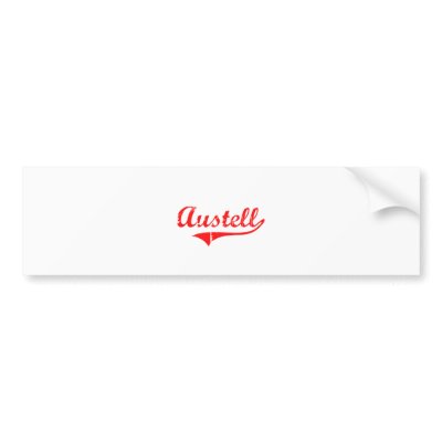 Austell Georgia Classic Design Bumper Sticker by cityshirt