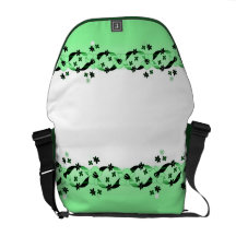 Austen Green Ribbons & Flowers Rickshaw Messen Messenger Bags