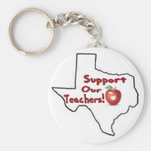 Austin - Support our teachers! Key Chains