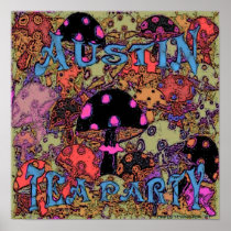 Austin Tea Party Poster