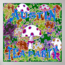 Austin Tea Party Print