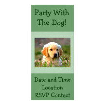 Austin The Golden Labrador Full Color Rack Card
