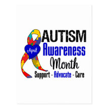 Austism Awareness Month Post Card