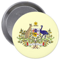 Australia, Australia Pinback Buttons