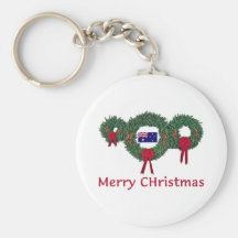 Australia Christmas 2 Keychains